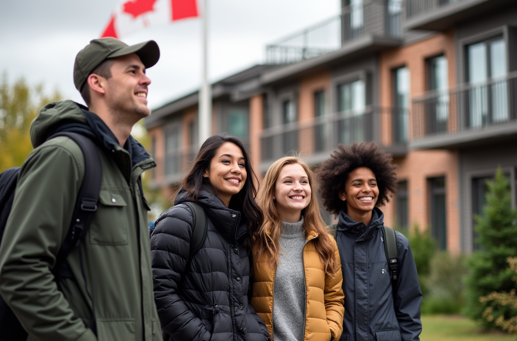 Students Exploring Future Housing Options Near Campus