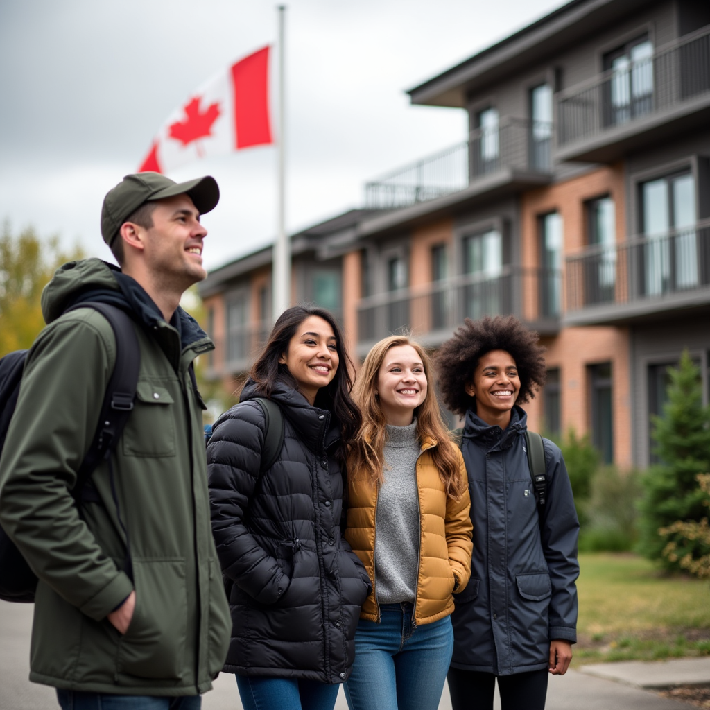 Students Exploring Future Housing Options Near Campus